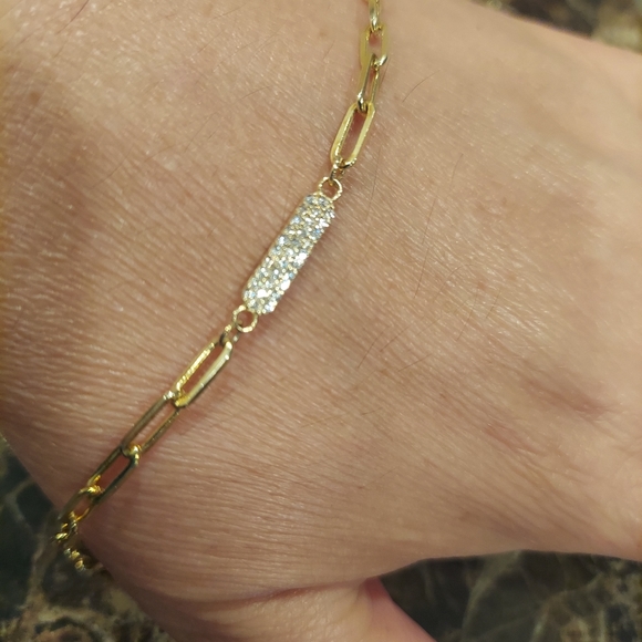 925 brazelet 🤷gold plated - Picture 5 of 8